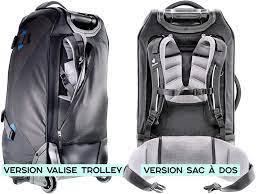 sac a dos valise roulette