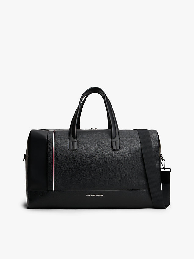 sac de voyage cuir noir