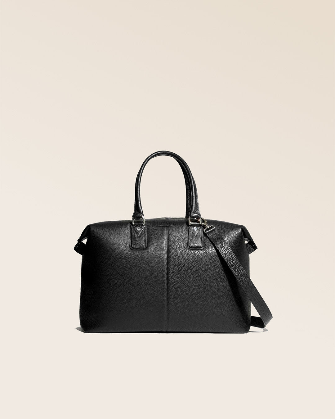 sac de voyage en cuir noir