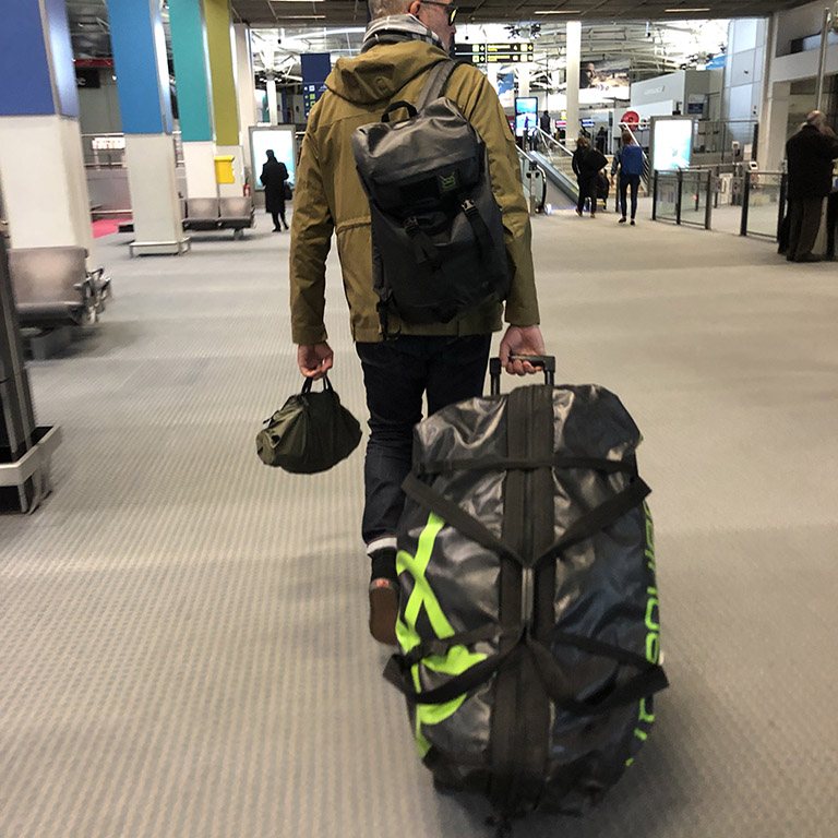 sac voyage sur roulette