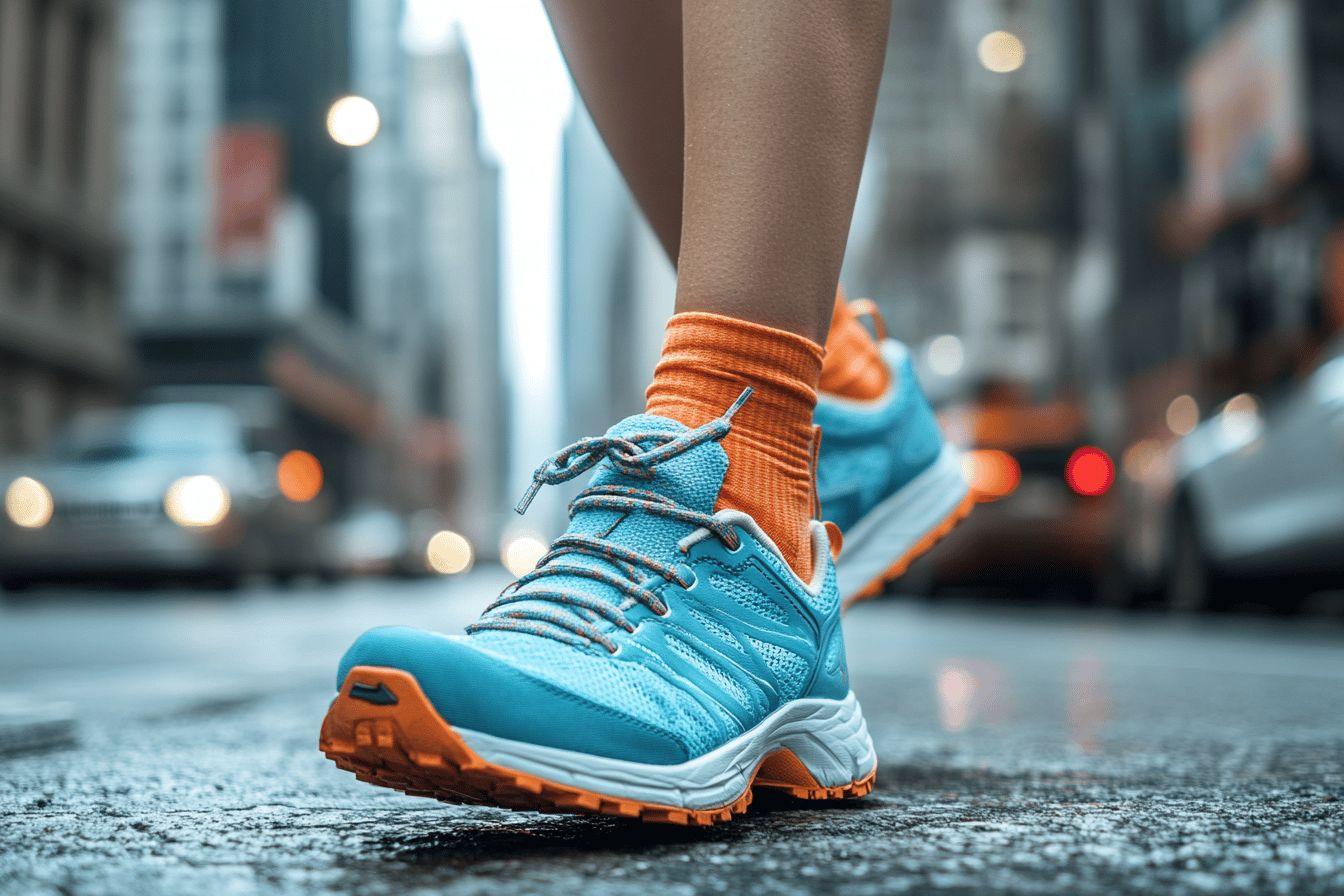 courir sur route avec chaussure trail